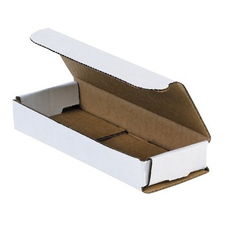 Bsc Preferred 6-1/2 x 2-1/2 x 1'' White Corrugated Mailers, 50PK MRX1X